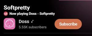 Screenshot of yt custom subscribe button