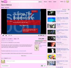 Screenshot of StarTube Pink