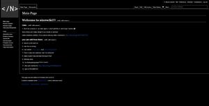 Screenshot of nin0wiki material dark
