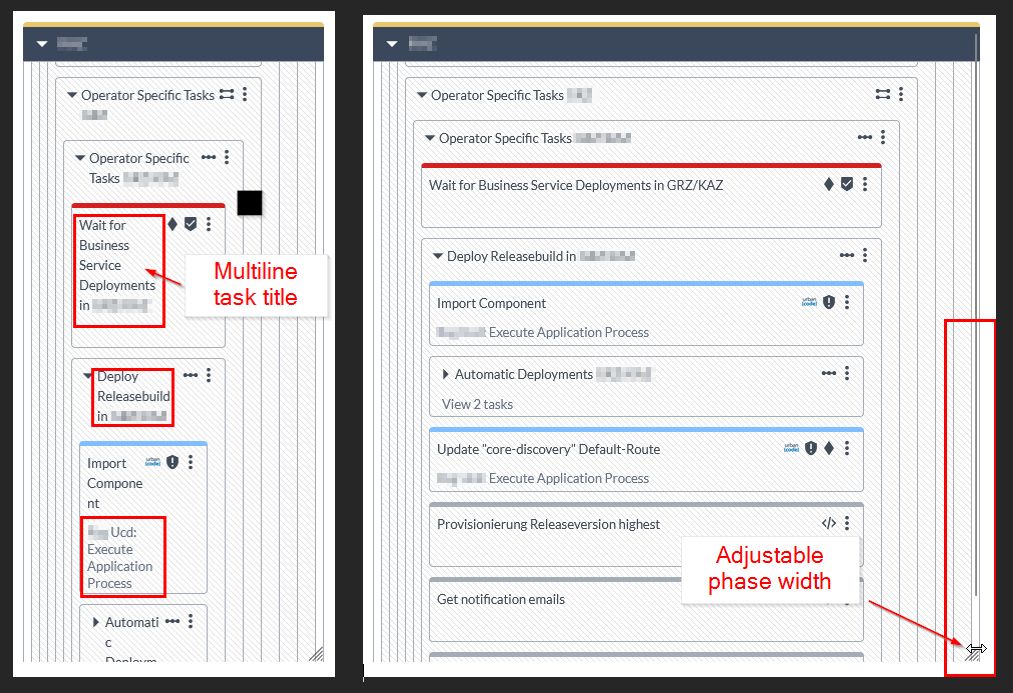 Screenshot of XL-Release resizable phases