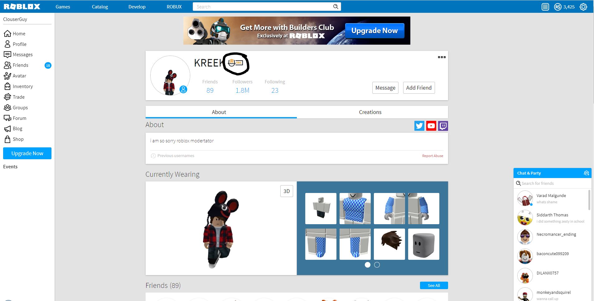 Screenshot of OBC Icon For ROBLOX