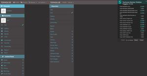 Screenshot of Toyhouse Navbar/ Sidebar Toggles