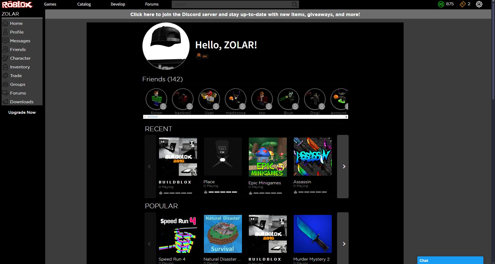 Screenshot of ZOLAR's ECSR Theme