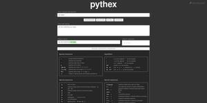 Screenshot of Dark Carbon Pythex.org