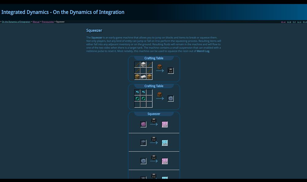 Screenshot of integrated dynamics manual theme=menril chorus