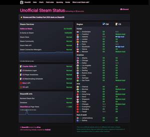 Screenshot of SteamStat.us - Re-Remastered - Pink/Black Style