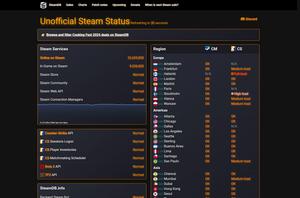 Screenshot of SteamStat.us - Re-Remastered - Orange/Black Style