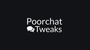 Screenshot of Poorchat tweaks