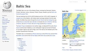 Screenshot of wikipedia clear style