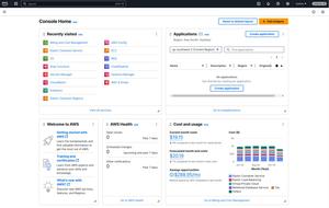 Screenshot of Reduced rounded AWS UI Refresh