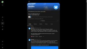 Screenshot of Bluesky Threads Theme