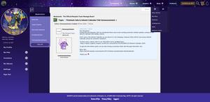 Screenshot of Celestial Neopets site theme