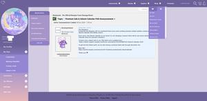 Screenshot of Pastel Purple Neopets site theme