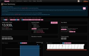 Screenshot of veloviewer.com - Dark Mode