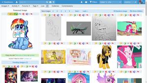 Screenshot of Derpibooru Pony Icons