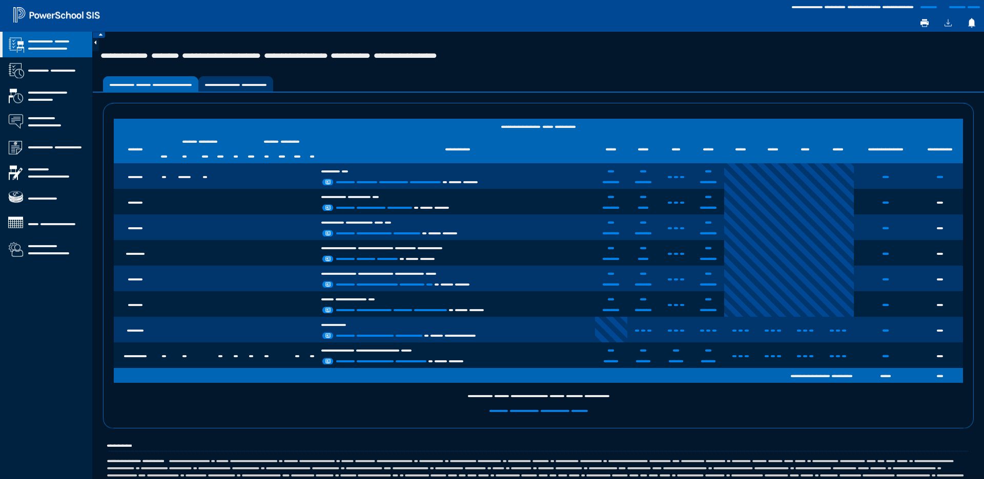 Screenshot of Powerschool Revamped