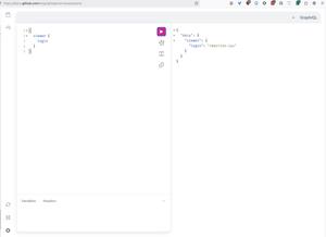 Screenshot of GitHub GraphQL Explorer Fullscreen