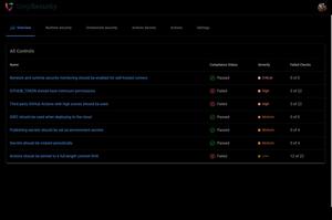 Screenshot of stepsecurity.io - Dark Mode