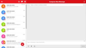 Screenshot of Verizon Web Messages - Real Full-page Mode