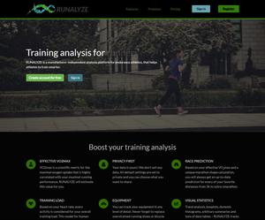 Screenshot of runalyze.com - Dark Theme