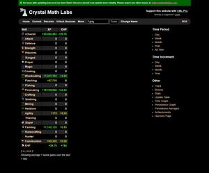 Screenshot of crystalmathlabs.com - Black Mode