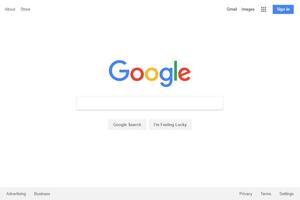 Screenshot of Old Google Search