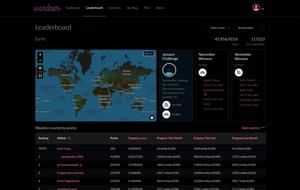 Screenshot of wandrer.earth - Dark Mode