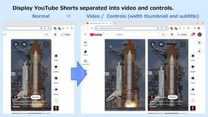 Screenshot of YouTube Twin Shorts