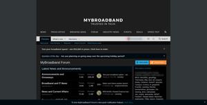 Screenshot of MyBroadband forum - Better dark mode