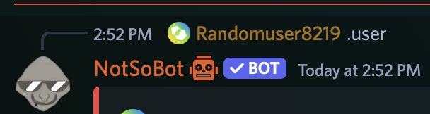 Screenshot of Discord - Revert App Tag to Bot