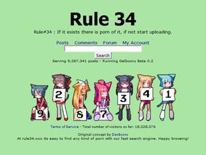 Screenshot of Rule34 2012