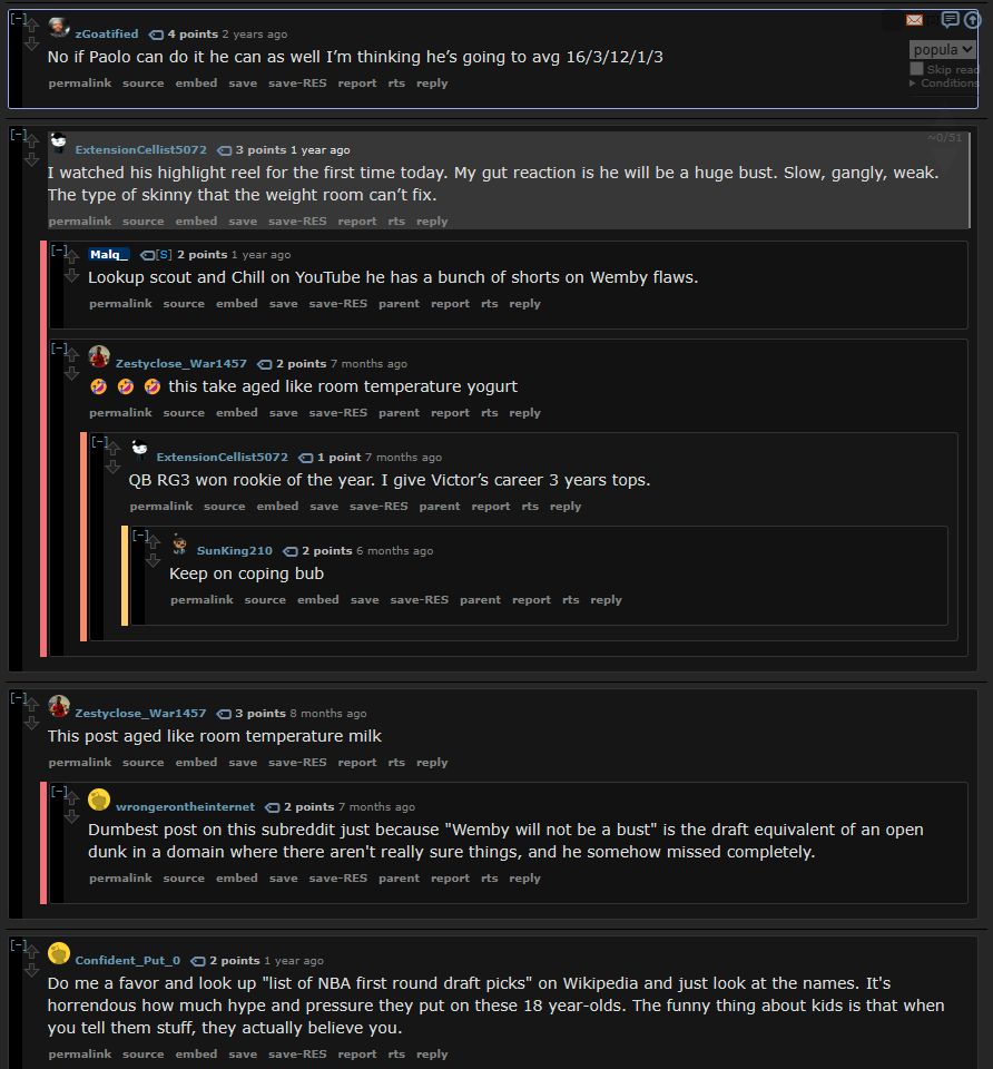 Screenshot of Reddit Colored Comments [Updated for RES Users]