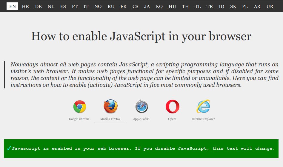 Screenshot of www.enable-javascript.com