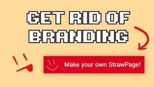 Screenshot of NO STRAWPAGE BRANDING