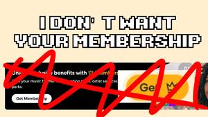 Screenshot of NO MEMBERSHIP BUTTON