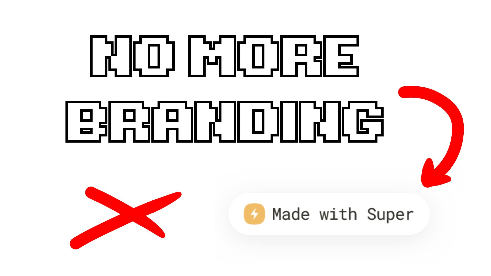 Screenshot of NO SUPER BRANDING