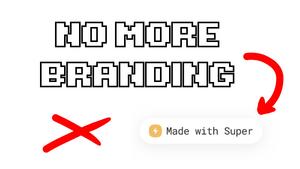 Screenshot of NO SUPER BRANDING