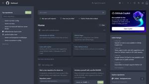 Screenshot of Github Nord theme