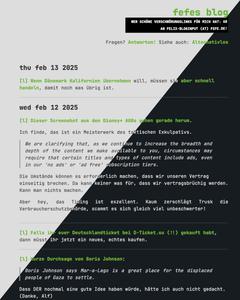 Screenshot of blog.fefe.de