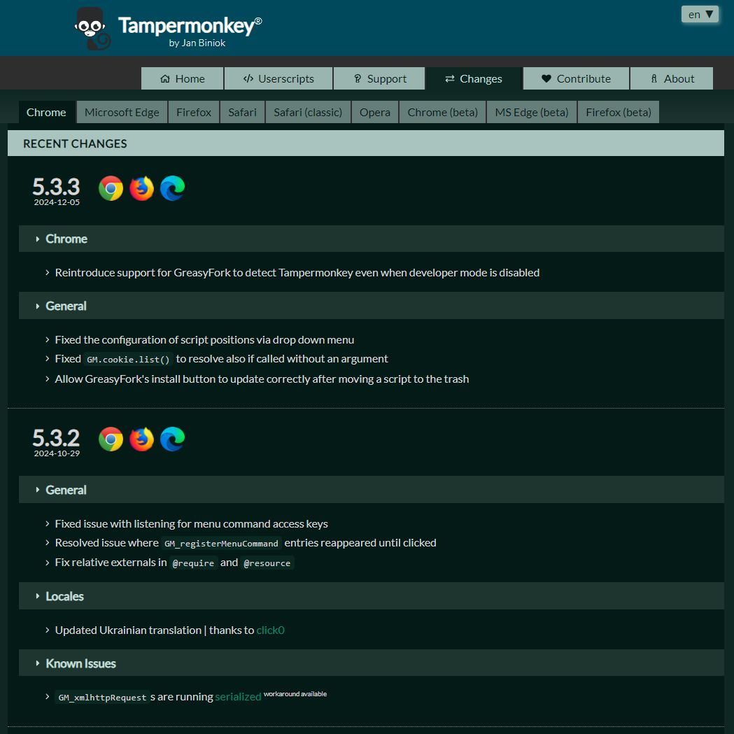 Screenshot of TamperMonkey.net – Dark [Ath]