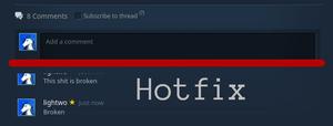 Screenshot of Steam - remove comment animations