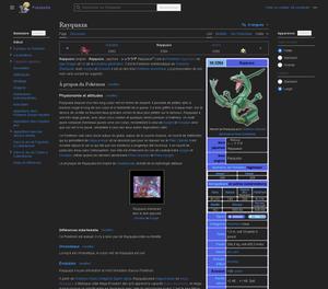 Screenshot of pokepedia.fr