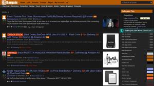 Screenshot of OzBargain Dark Mode Classic