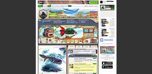 Screenshot of mousehuntgame.com dark gray sidebars