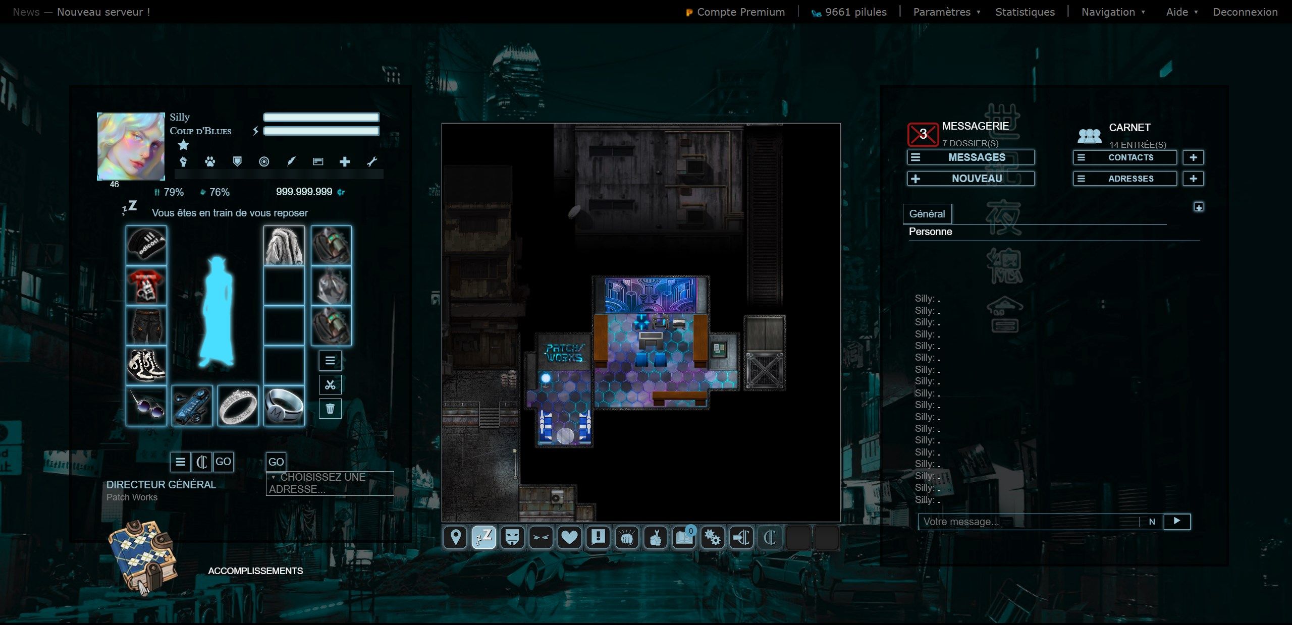 Screenshot of DreadCast UI Update