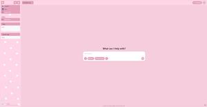 Screenshot of Pink Theme ChatGPT ♡