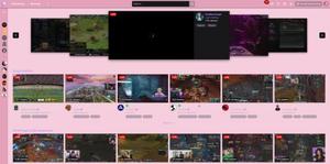 Screenshot of Pink Theme Twitch ♡