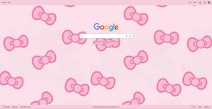 Screenshot of Pink Theme Google ♡