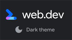 Screenshot of web.dev - FOUC fix for dark theme