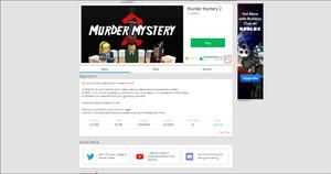 Screenshot of 2017 Roblox game page reconstruct (read desc now)